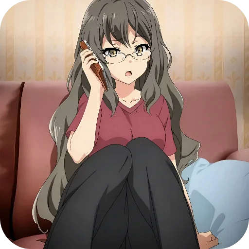 🤨 Стикер «Rascal Does Not Dream of Bunny Girl Senpai» для Telegram