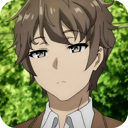 🤨 Стикер «Rascal Does Not Dream of Bunny Girl Senpai» для Telegram