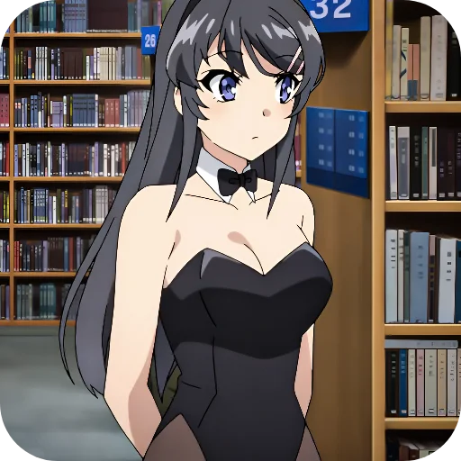 🥵 Стикер «Rascal Does Not Dream of Bunny Girl Senpai» для Telegram