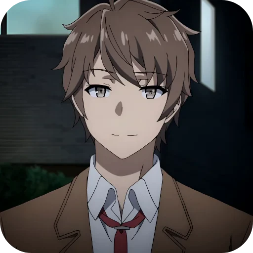 😎 Стикер «Rascal Does Not Dream of Bunny Girl Senpai» для Telegram