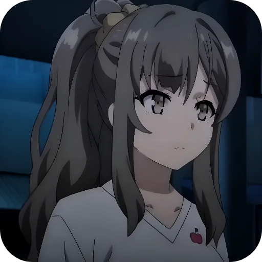 😟 Стикер «Rascal Does Not Dream of Bunny Girl Senpai» для Telegram