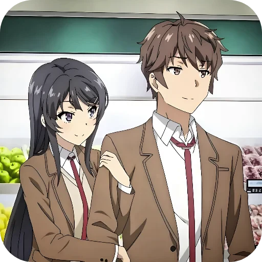❤ Стикер «Rascal Does Not Dream of Bunny Girl Senpai» для Telegram