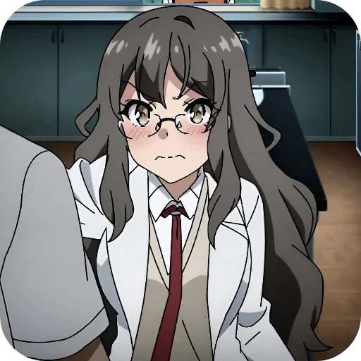 😤 Стикер «Rascal Does Not Dream of Bunny Girl Senpai» для Telegram
