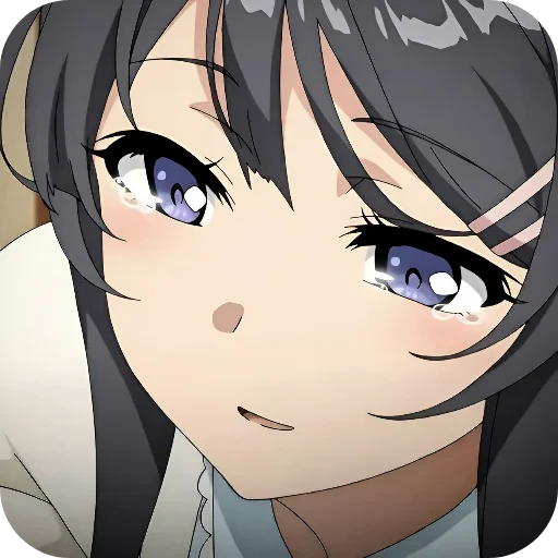 🥺 Стикер «Rascal Does Not Dream of Bunny Girl Senpai» для Telegram
