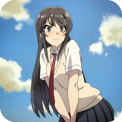 🤯 Стикер «Rascal Does Not Dream of Bunny Girl Senpai» для Telegram