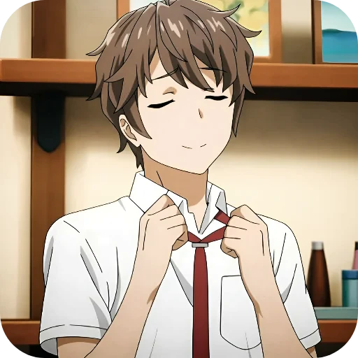 🥲 Стикер «Rascal Does Not Dream of Bunny Girl Senpai» для Telegram