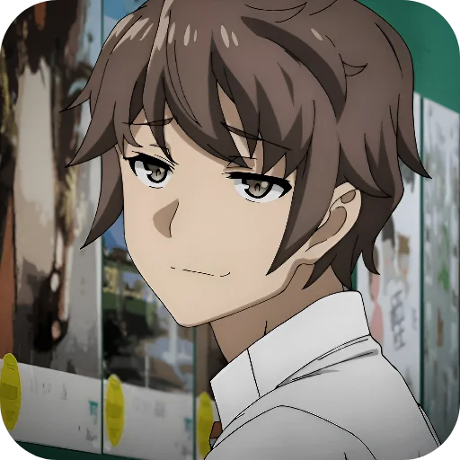 🥴 Стикер «Rascal Does Not Dream of Bunny Girl Senpai» для Telegram