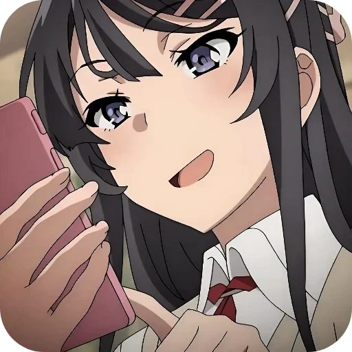 ☺ Стикер «Rascal Does Not Dream of Bunny Girl Senpai» для Telegram