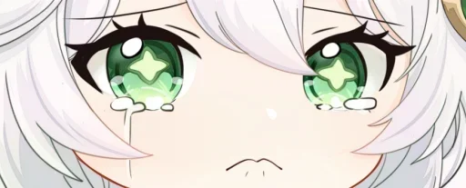 😭 Стикер «Genshin Eyes» для Telegram