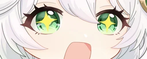 😳 Стикер «Genshin Eyes» для Telegram