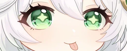 🤑 Стикер «Genshin Eyes» для Telegram