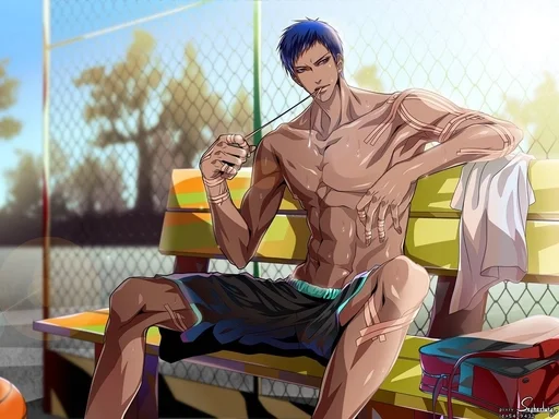 🔞 Стикер «Aomine Daiki» для Telegram