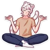 🧘‍♀️ Эмодзи «Аон» для Telegram