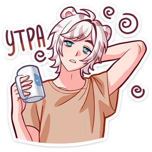 🥱 Стикер «Аон» для Telegram