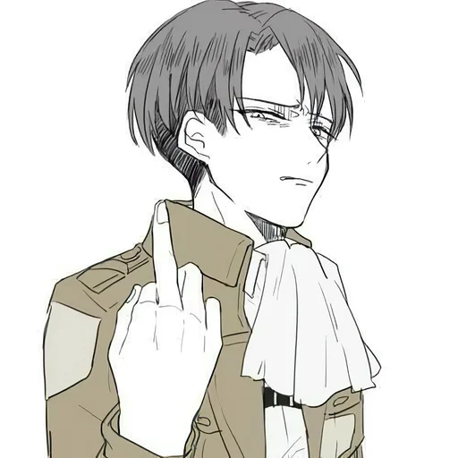 🖕 Стикер «Attack on Titan 2» для Telegram
