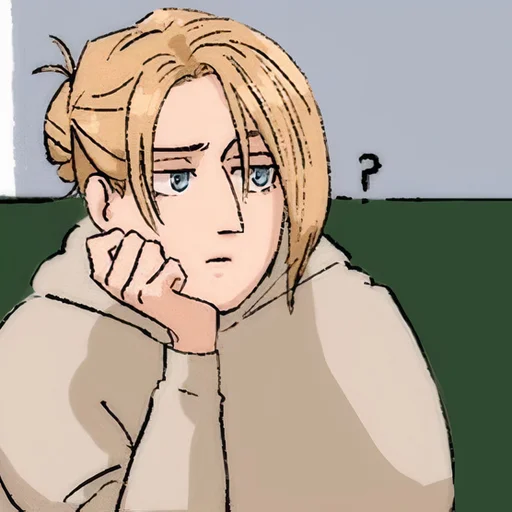 😕 Стикер «Attack on Titan 2» для Telegram