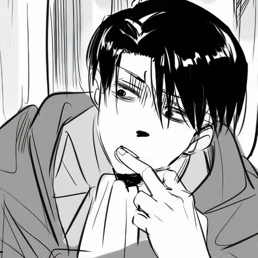 🖕 Стикер «Attack on Titan 2» для Telegram