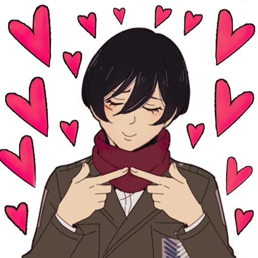❤️ Стикер «Attack on Titan 2» для Telegram