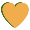 🧡 Эмодзи «Зелёные новогодние буквы» для Telegram