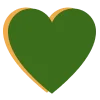 💚 Эмодзи «Зелёные новогодние буквы» для Telegram