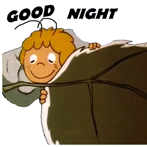 🛌 Стикер «L&;APE MAIA Mitsubachi Māya no bōken» для Telegram