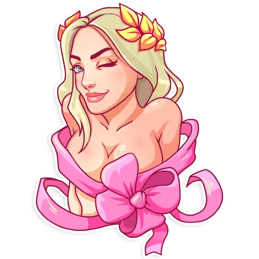 😉 Стикер «Aphrodite» для Telegram