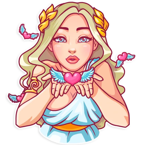 😘 Стикер «Aphrodite» для Telegram