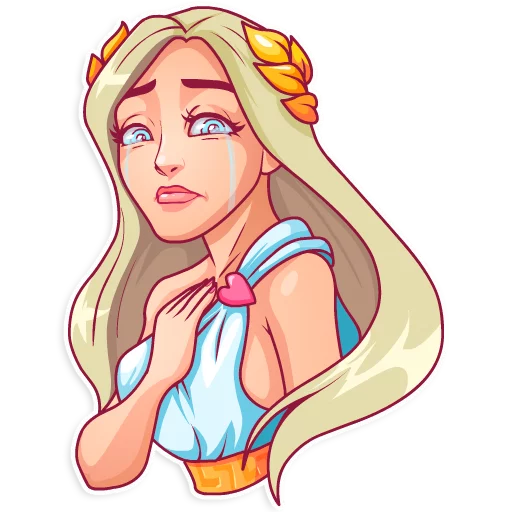 😢 Стикер «Aphrodite» для Telegram