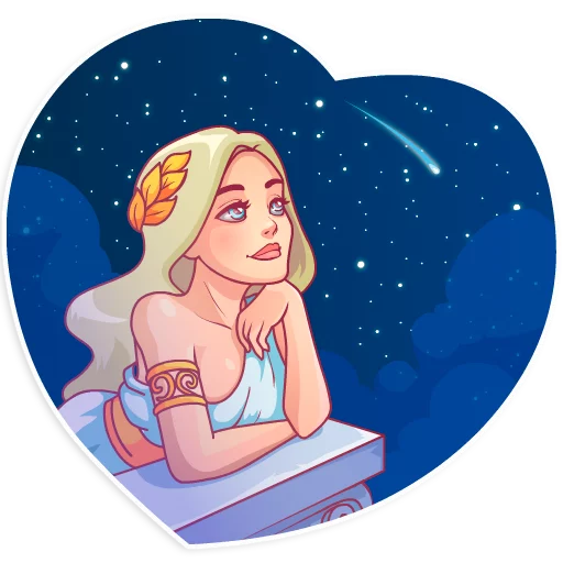 😊 Стикер «Aphrodite» для Telegram
