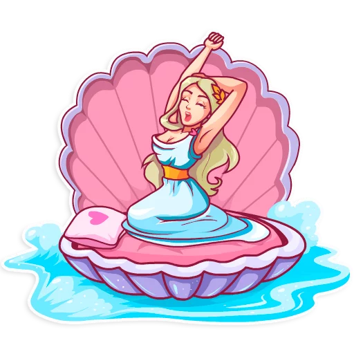 💤 Стикер «Aphrodite» для Telegram