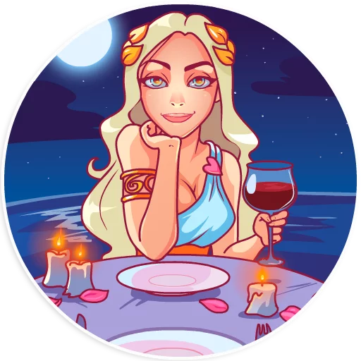 🕯 Стикер «Aphrodite» для Telegram