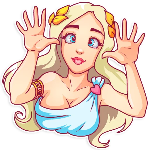 😜 Стикер «Aphrodite» для Telegram