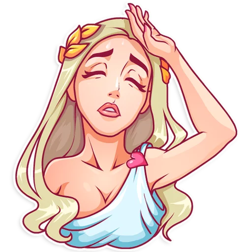 😓 Стикер «Aphrodite» для Telegram
