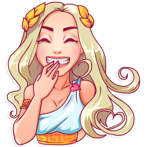 Стикерпак Aphrodite для Telegram