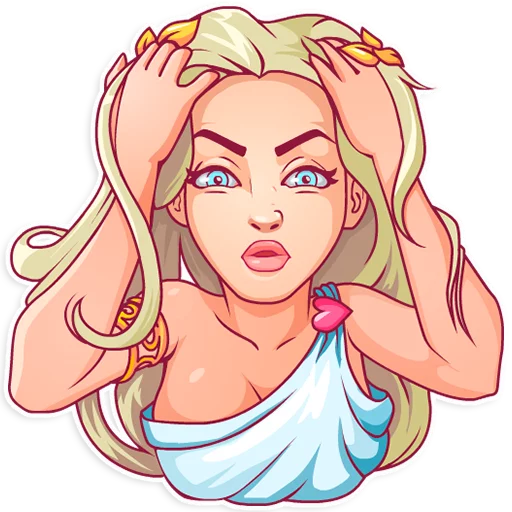 😱 Стикер «Aphrodite» для Telegram