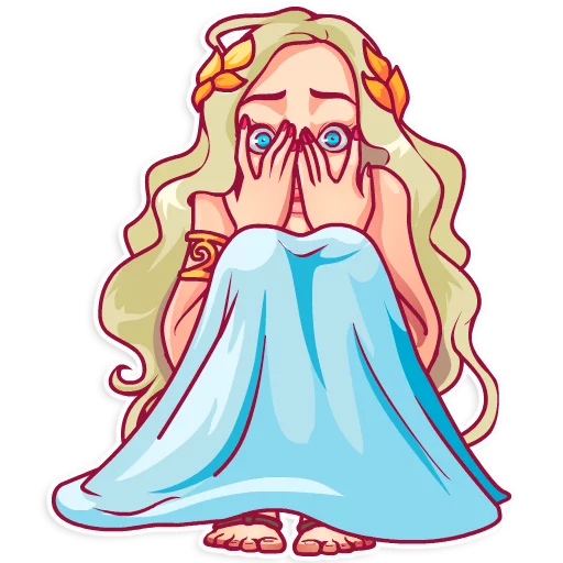 😨 Стикер «Aphrodite» для Telegram