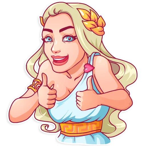👍 Стикер «Aphrodite» для Telegram