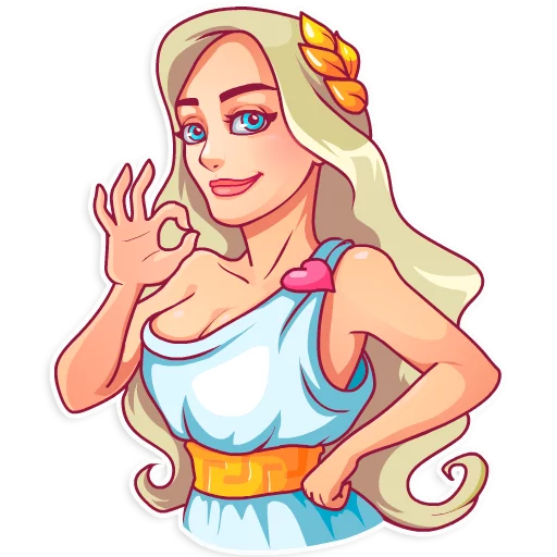 👌 Стикер «Aphrodite» для Telegram