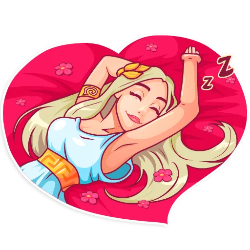 💤 Стикер «Aphrodite» для Telegram