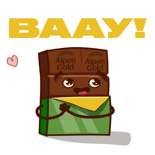 🥰 Стикер «Alpen Gold» для Telegram