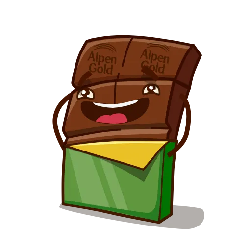 😆 Стикер «Alpen Gold» для Telegram