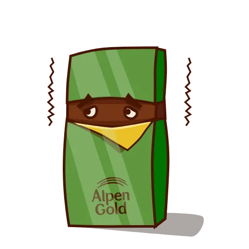 😩 Стикер «Alpen Gold» для Telegram