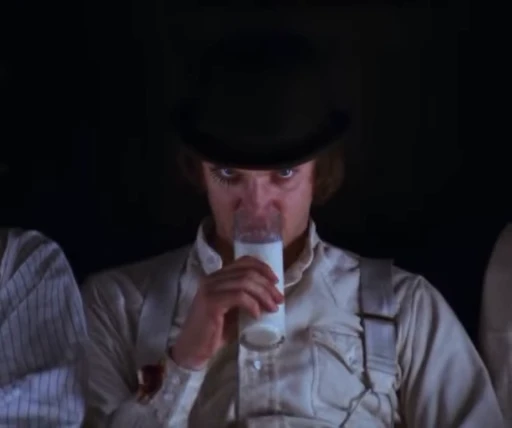 🥛 Стикер «A Clockwork Orange» для Telegram