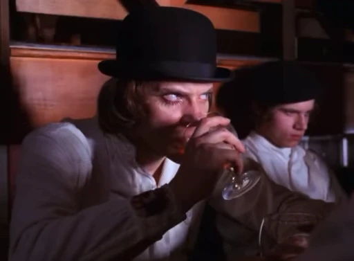 🍷 Стикер «A Clockwork Orange» для Telegram