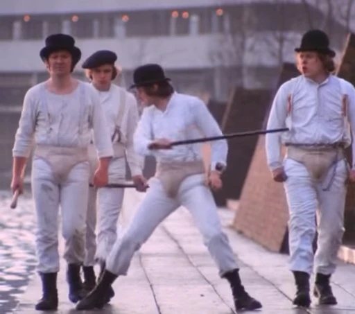 🍊 Стикер «A Clockwork Orange» для Telegram