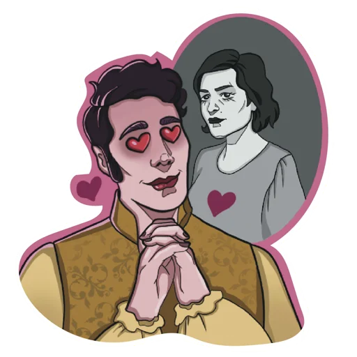 ❤️ Стикер «Реальные упыри» для Telegram