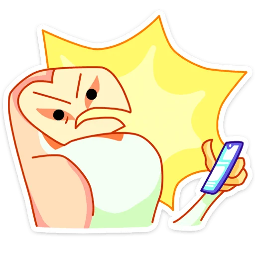 😳 Стикер «Яблочко» для Telegram