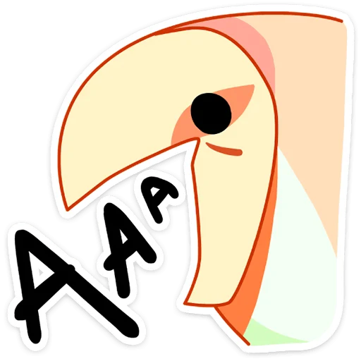 😱 Стикер «Яблочко» для Telegram