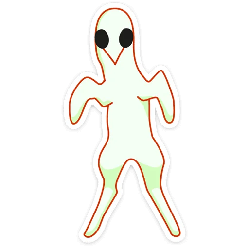 👻 Стикер «Яблочко» для Telegram