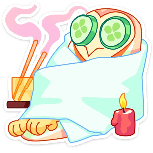 💆‍♀ Стикер «Яблочко» для Telegram